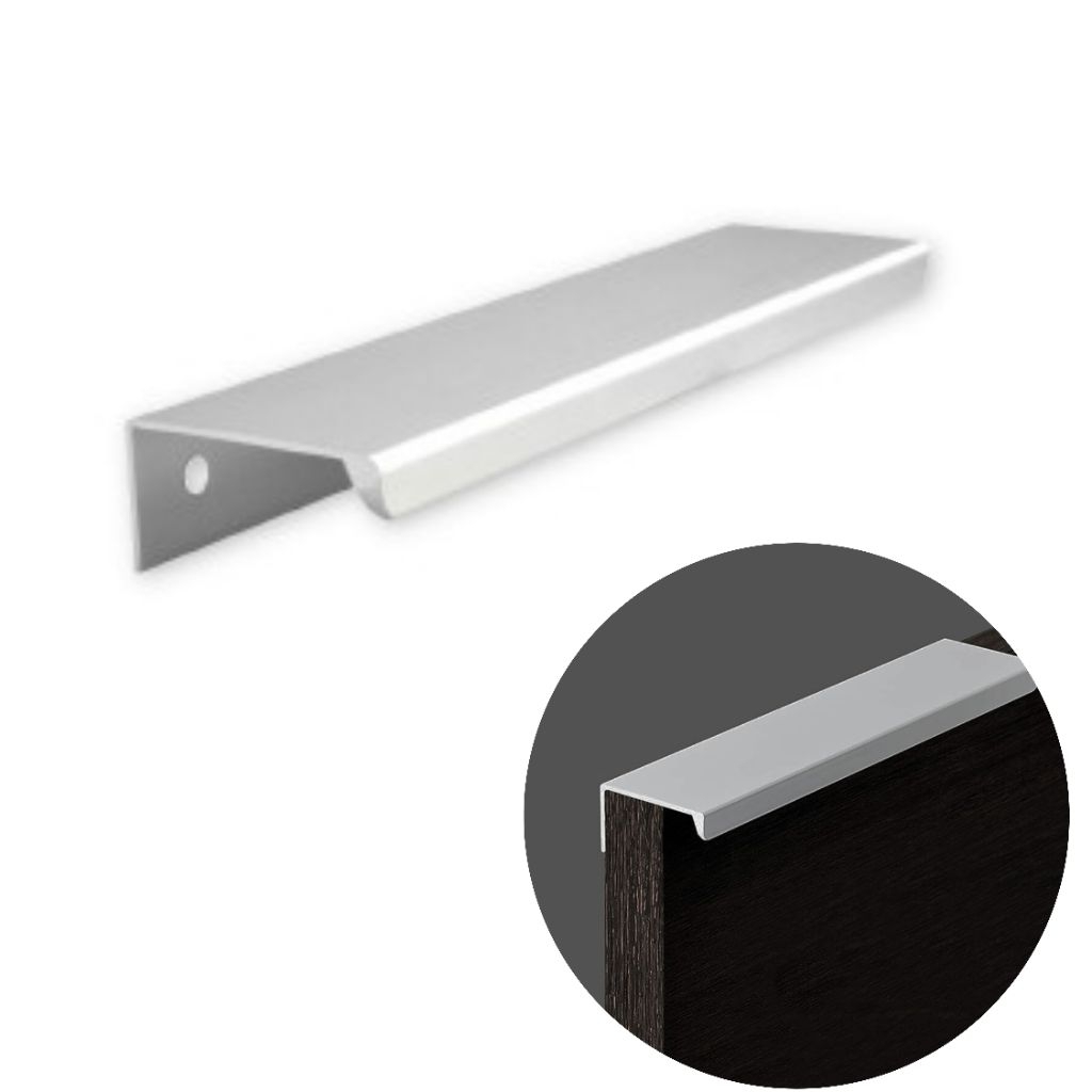 Handle Minimalis, Tarikan Hidden / Tarikan Belakang Pintu Lemari & Kitchen Set – Bahan Aluminium
