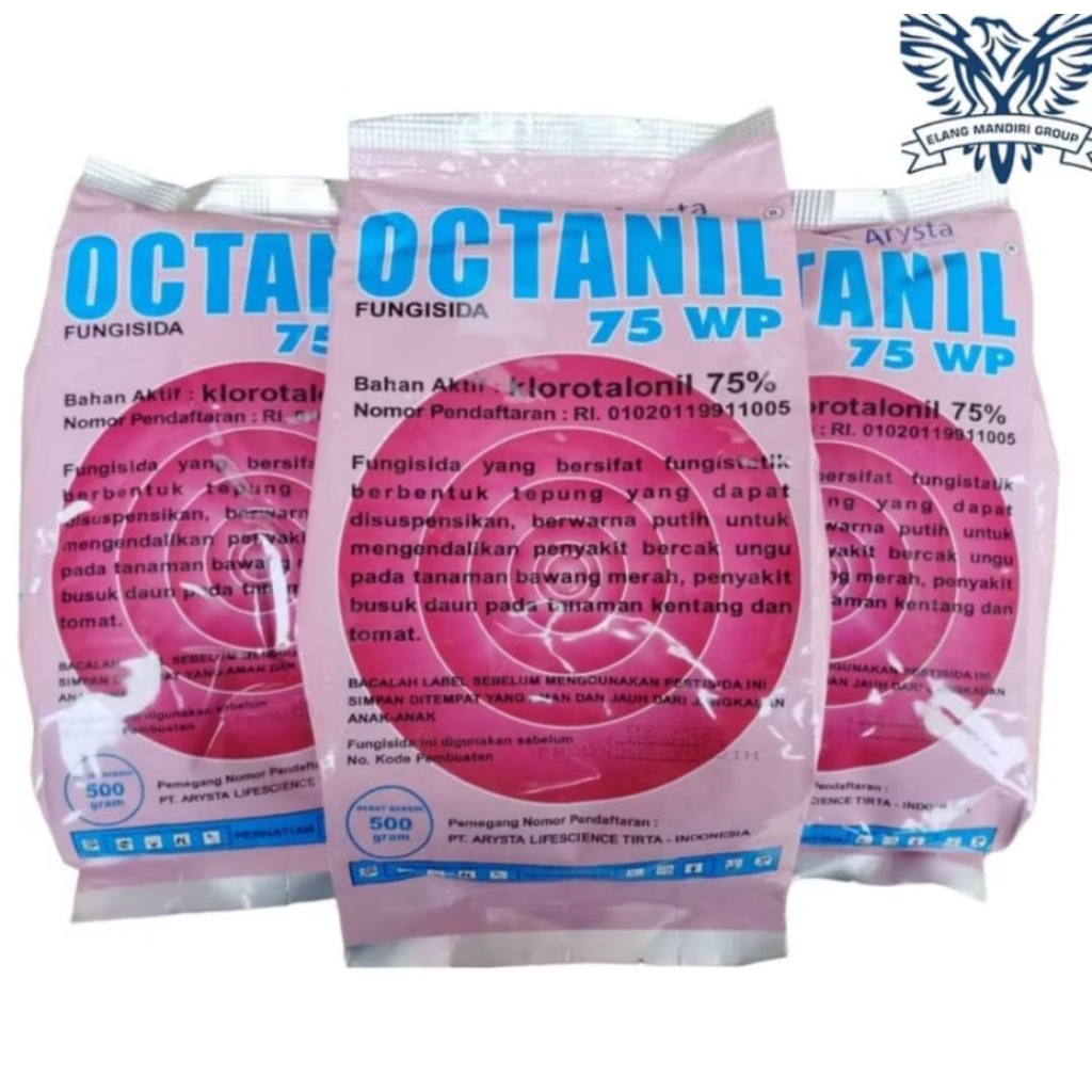OCTANIL 75WP 500GR Fungisida Klorotalonil 75% Kelonil Arysta Tirta