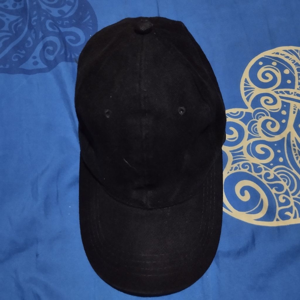 Topi Hitam Polos Original