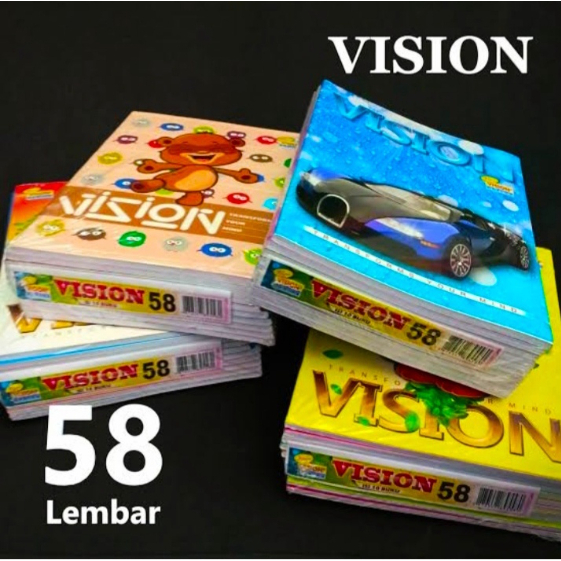 

BUKU TULIS VISION 58 LEMBAR