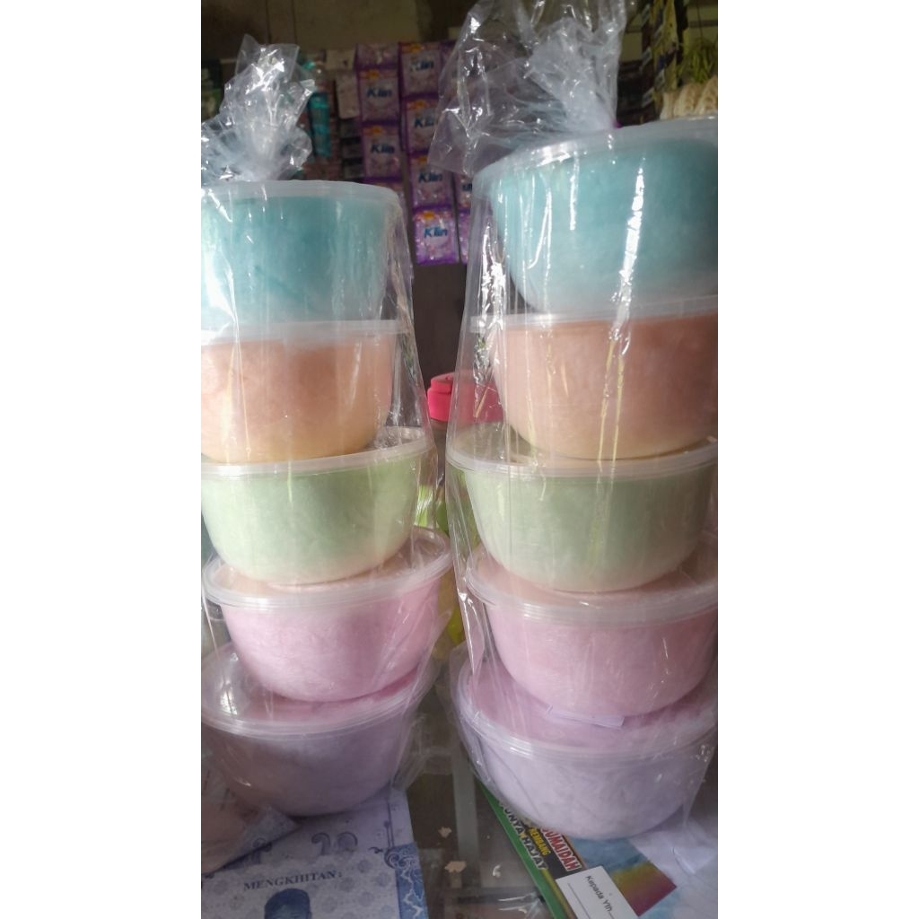 

Permen kapas kemasan 400 ml harga per pcs