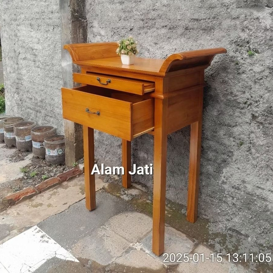 Meja Altar Leluhur Meja Sembahyang Jati