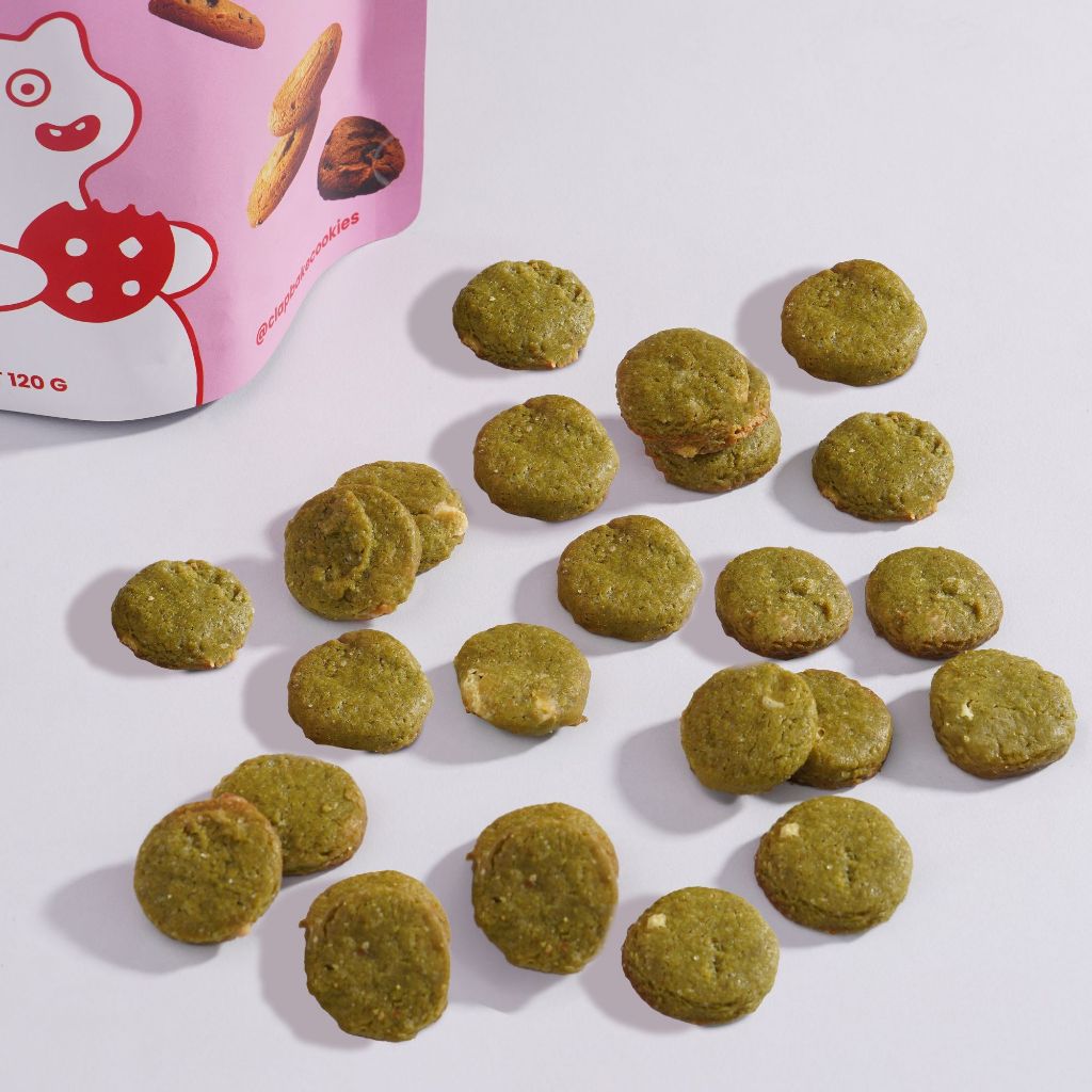 

Mini Munch Matcha - Cookies Sereal - Crispy Crunchy Cookies - 120gr - Clap Bake