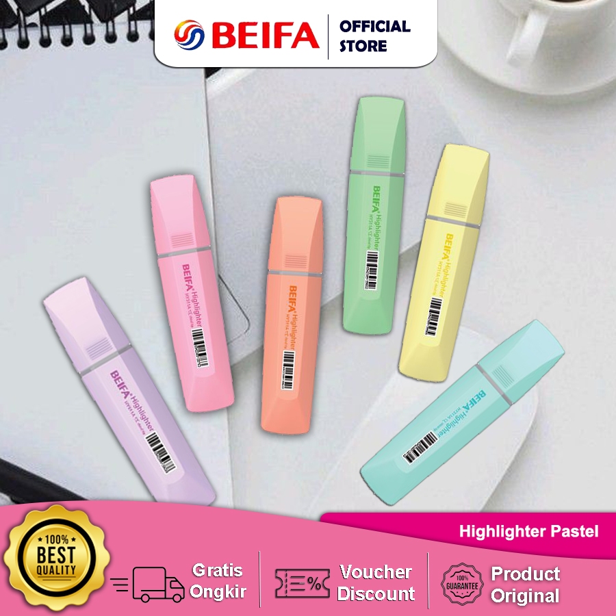 

Beifa Highlighter Pastel - Soft & Stylish HY511A