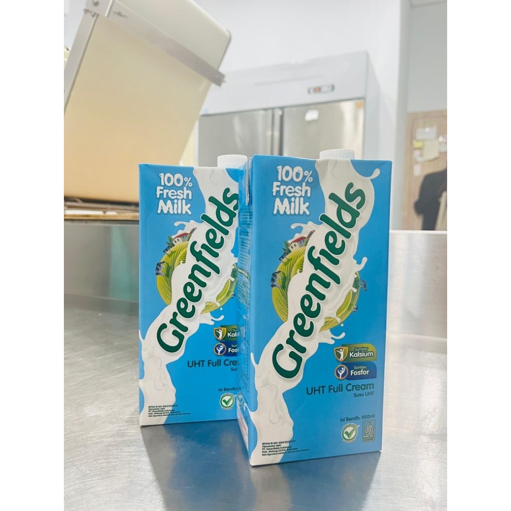 

GREENFIELDS SUSU UHT FULL CREAM MILK 950 ML