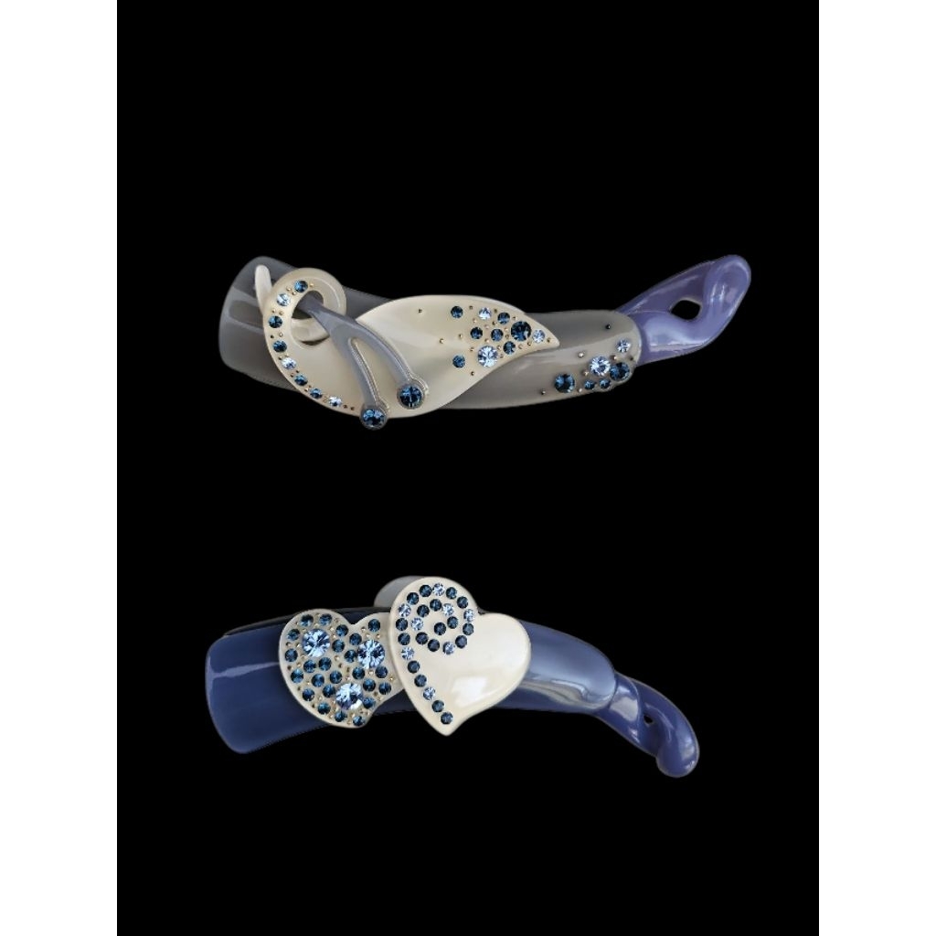 Jepit Rambut Pisang Crystal Swarovsky Premium Quality / Jepit Rambut Rambut Pisang Wanita Import Hia