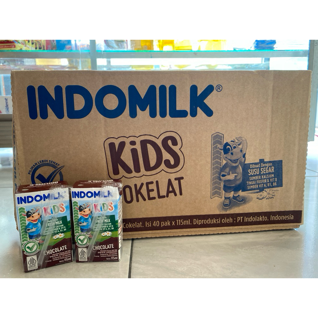 

Indomilk kids cokelat 115ml 40 pax