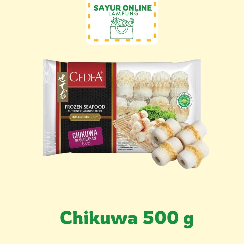 

chikuwa 500 gram - Frozen food- Sayur Online Lampun
