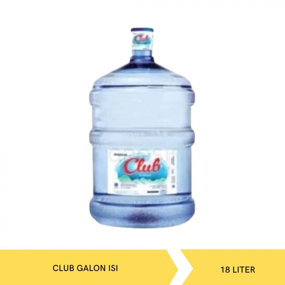 

Air Mineral Club Galon 19 Liter