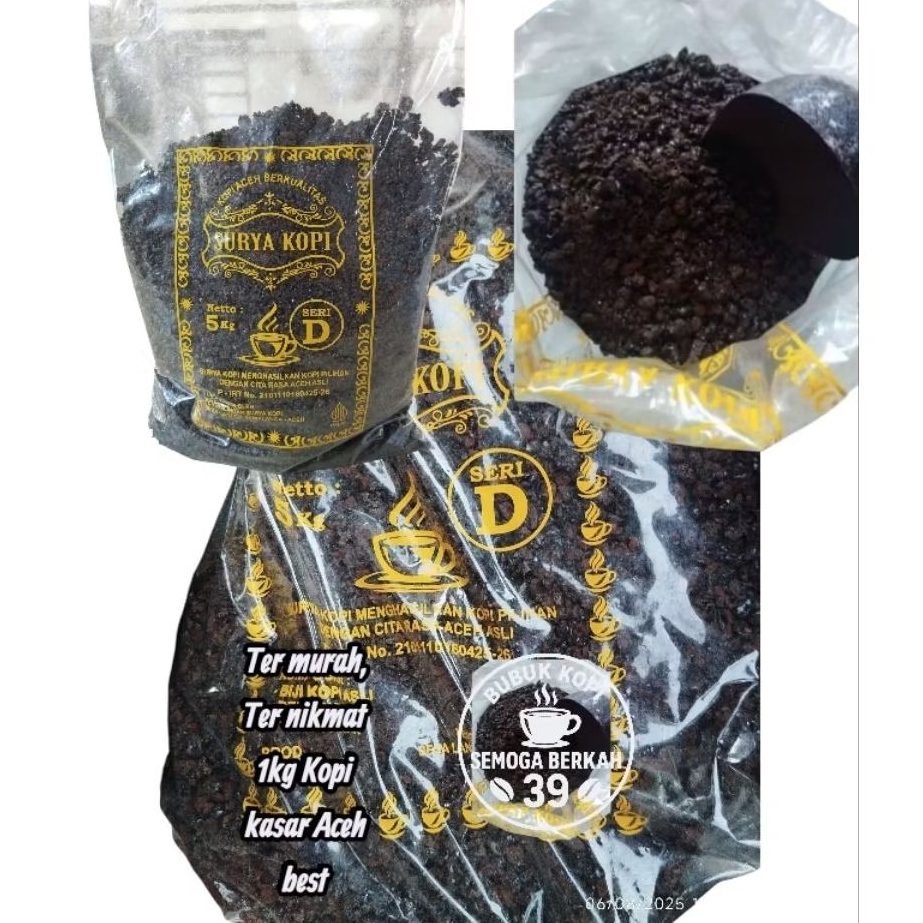 

1kg kopi kasar Aceh termurah & ternikmat