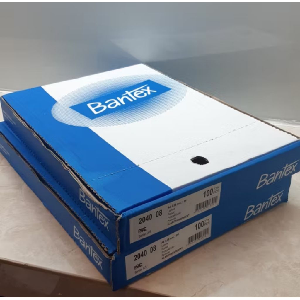 

[100 LEMBAR] PLASTIK POCKET DOKUMEN BANTEX A4 - BANTEX 2040 08