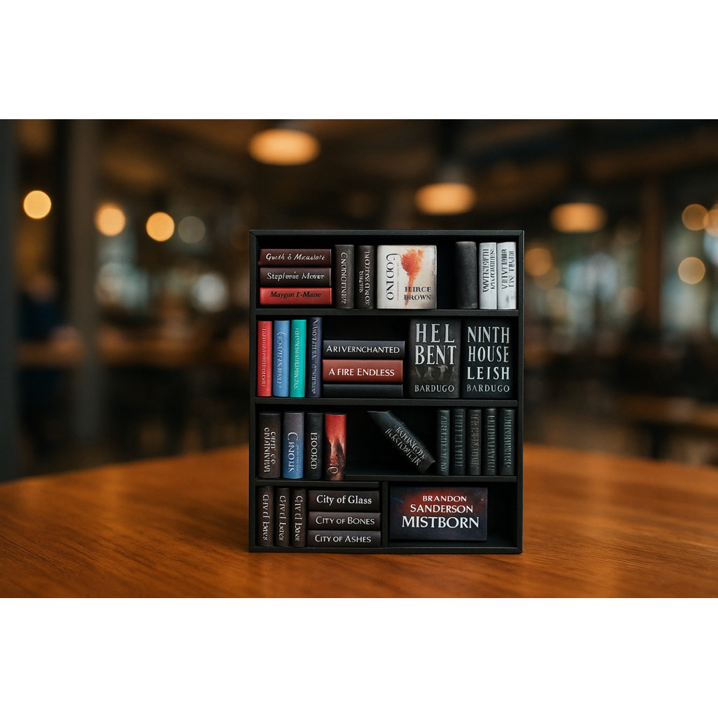 Mini Bookshelf | anxiety bookshelf | rak buku mini | miniatur Bookshelf | lemari buku miniatur | boo