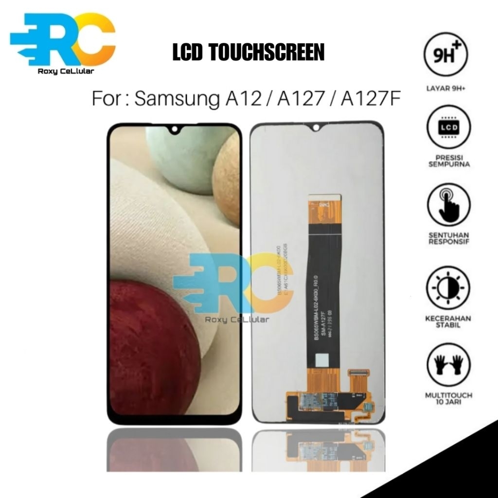 LCD TOUCHSCREEN SAMSUNG A12 / A127 / A127F ORIGINAL INC