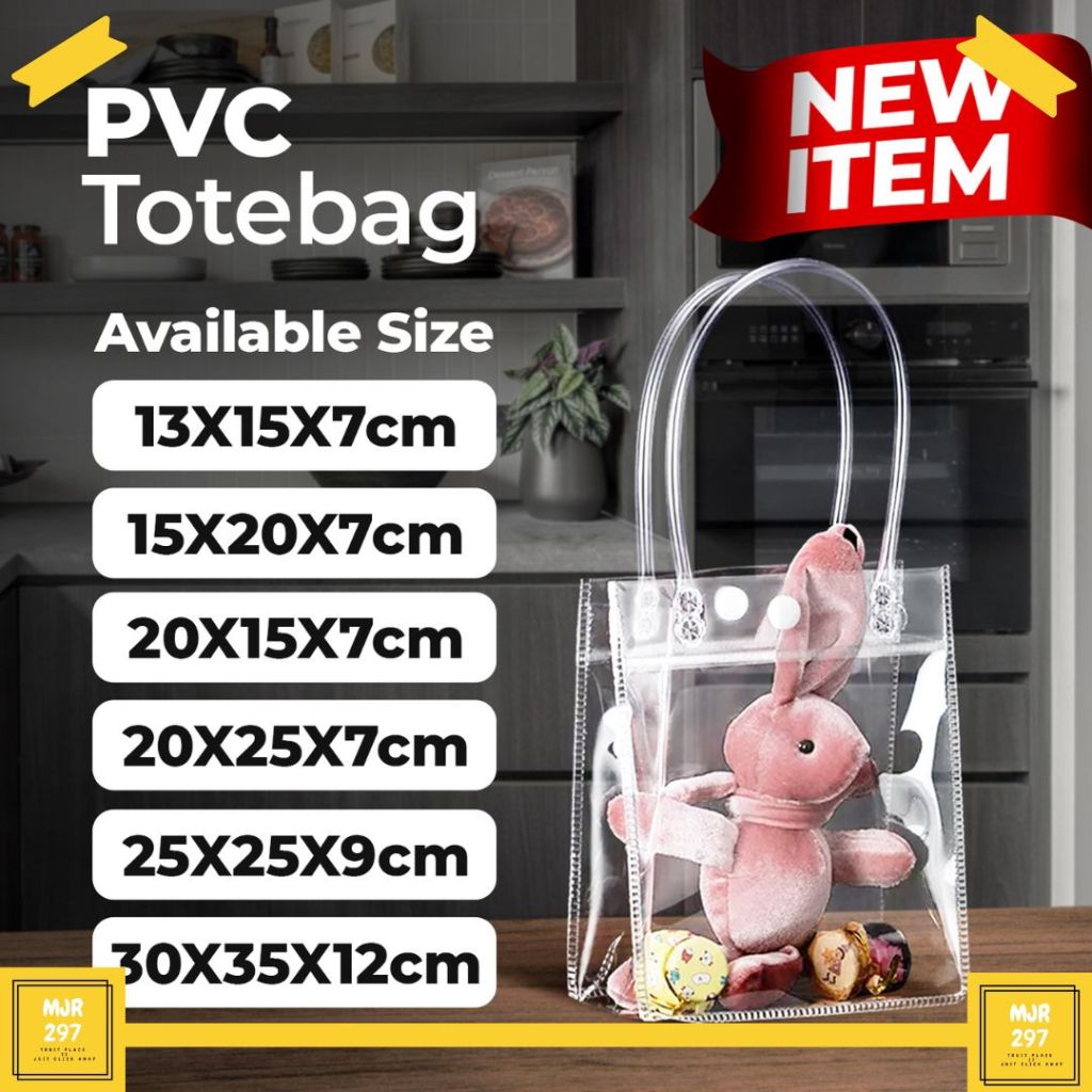 

Tas PVC Tote Bag Tas Mika Transparan Tas Souvenir Tas Ulang Tahun Hampers Ultah Goody Bag