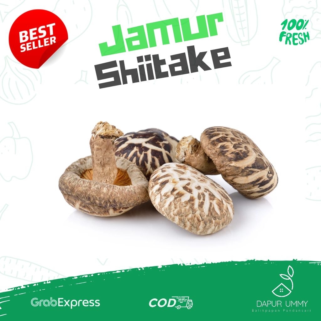 

JAMUR • Jamur Shiitake • Per Pack 200gr