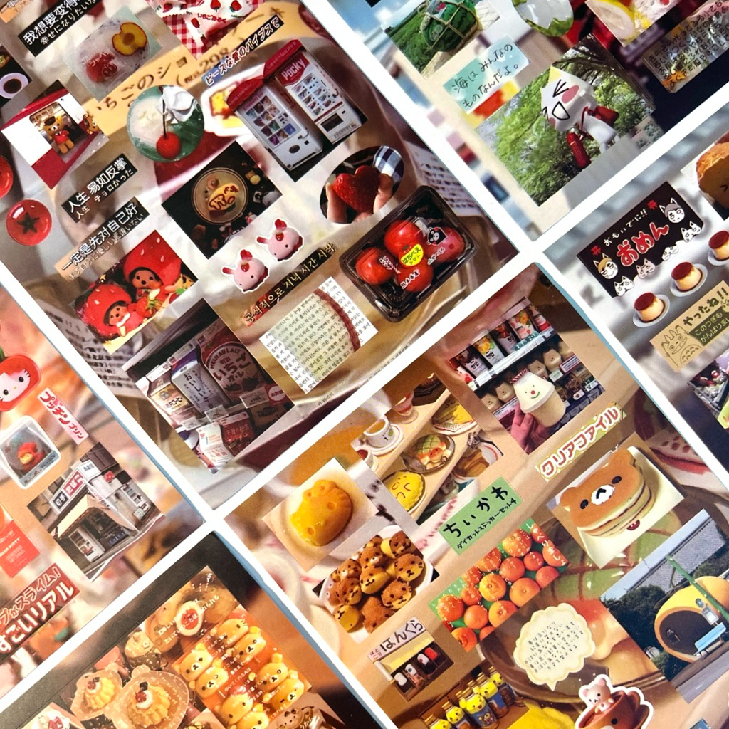 

[Read Desc] Juminocore Sticker Sheet Decoration Journal Japanese Heisei Retro