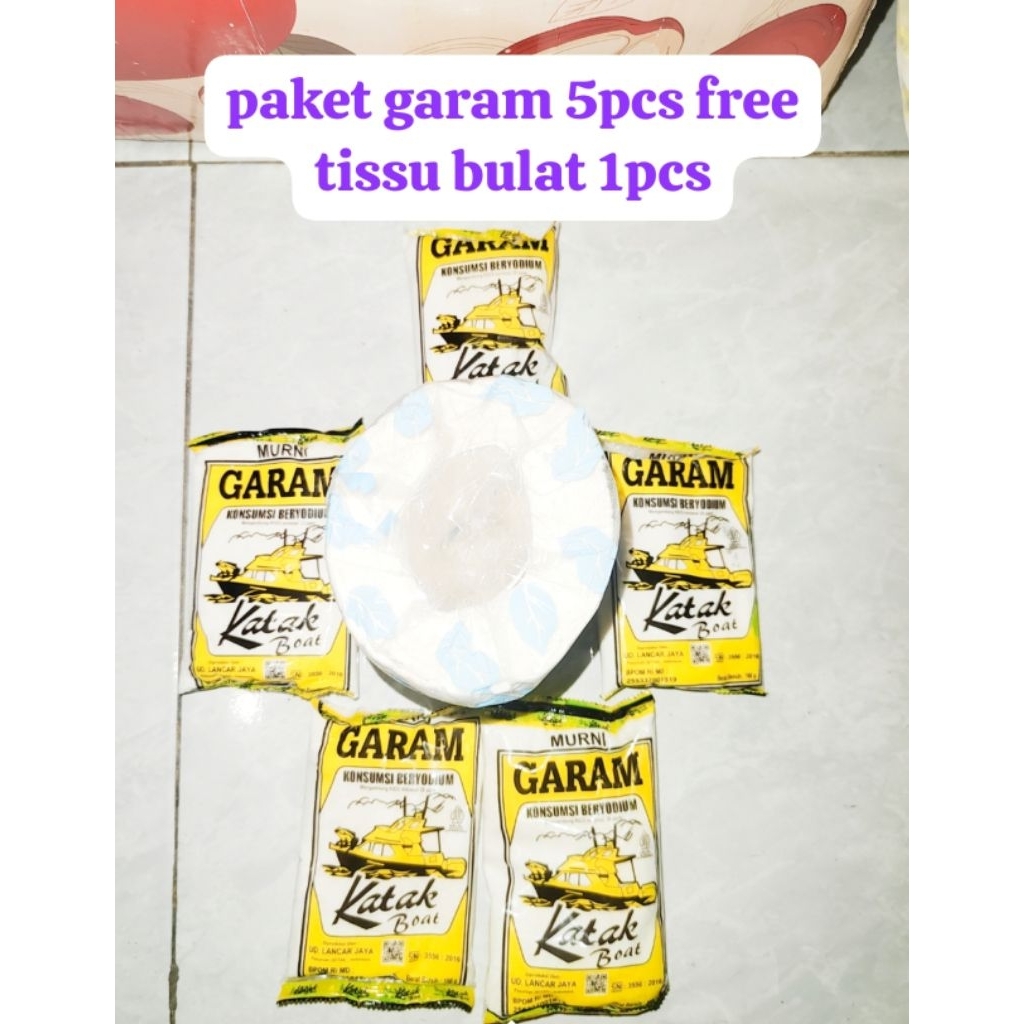 

garam katak boat ukuran 200gr (5pcs free tissu 1pcs)