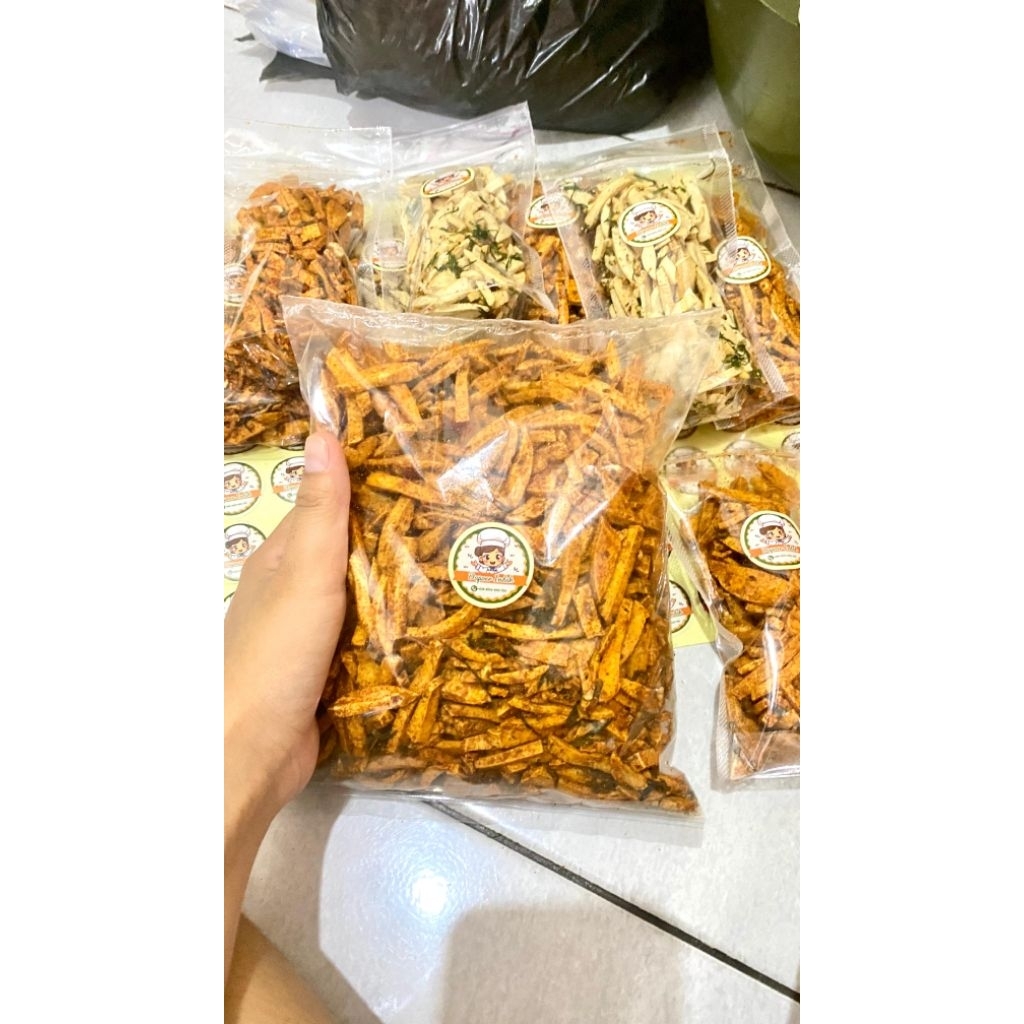 

Basreng kg an pedas daun jeruk