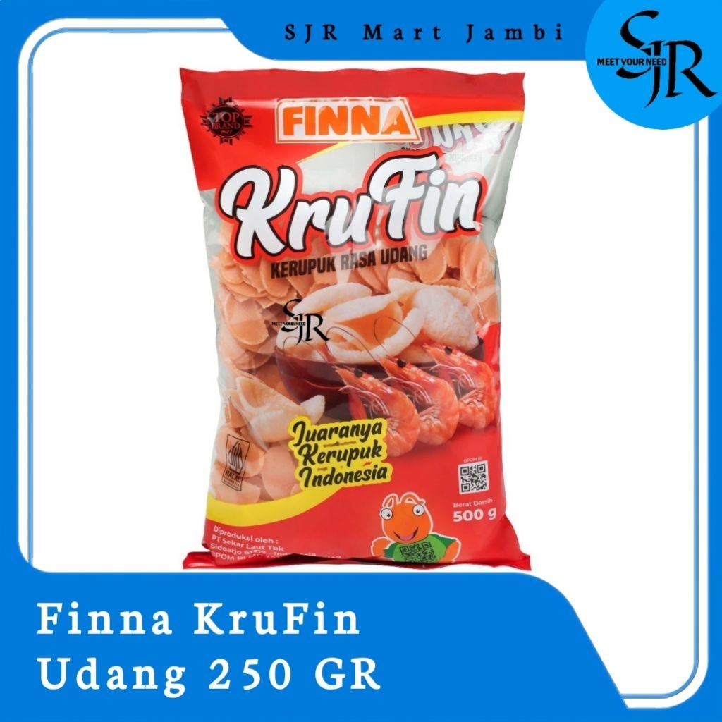 

[Kerupuk] Finna KruFin - Kerupuk Udang Mentah 250gr