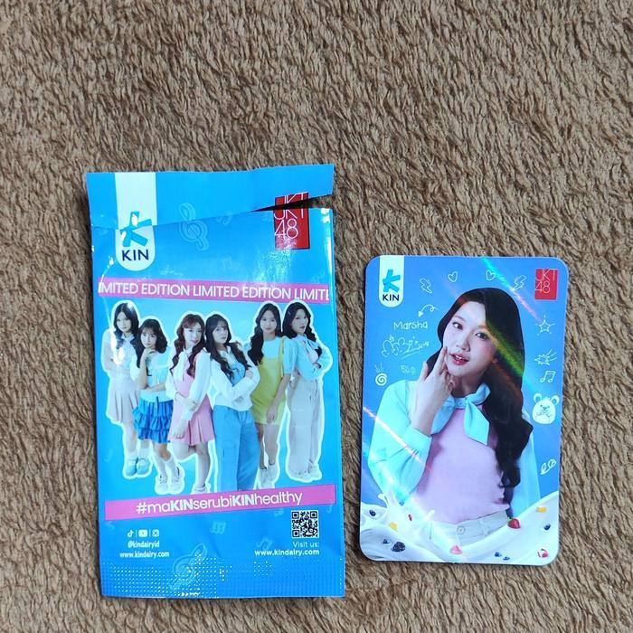 Photocard JKT48 x Kin Yogurt : Marsha Lenathea [Marsha]