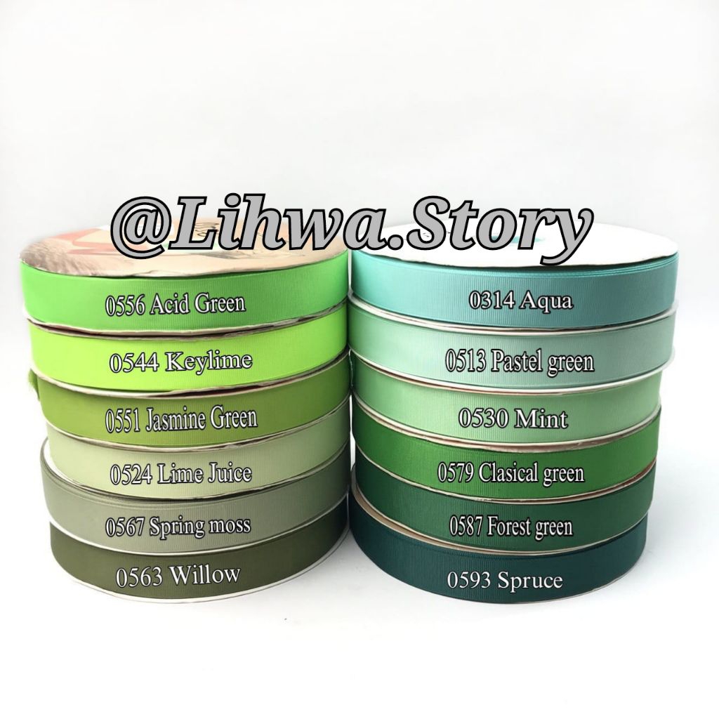 

20 YARD - 1CM | PITA GGF IMPORT / PITA GARIS / PITA GROSGRAIN IMPORT