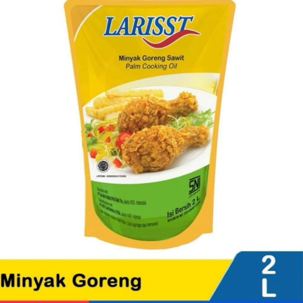 

Minyak Goreng Sawit Larisst 2 L
