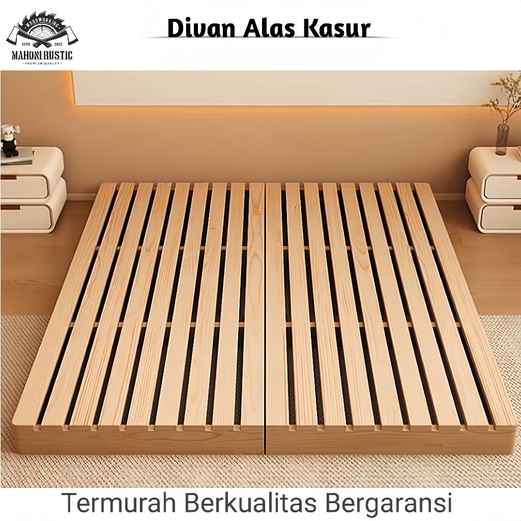 Divan kayu Dipan minimalis alas kasur divan kasur