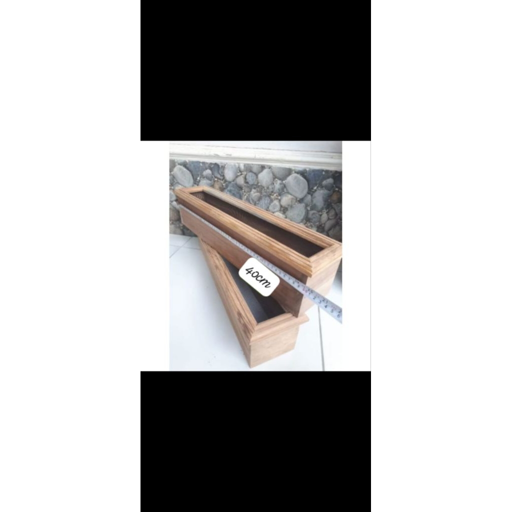 LOSTER KAYU JATI VENTILASI RUMAH 40cmx12cm + KAWAT NYAMUK/ VENTILASI UDARA