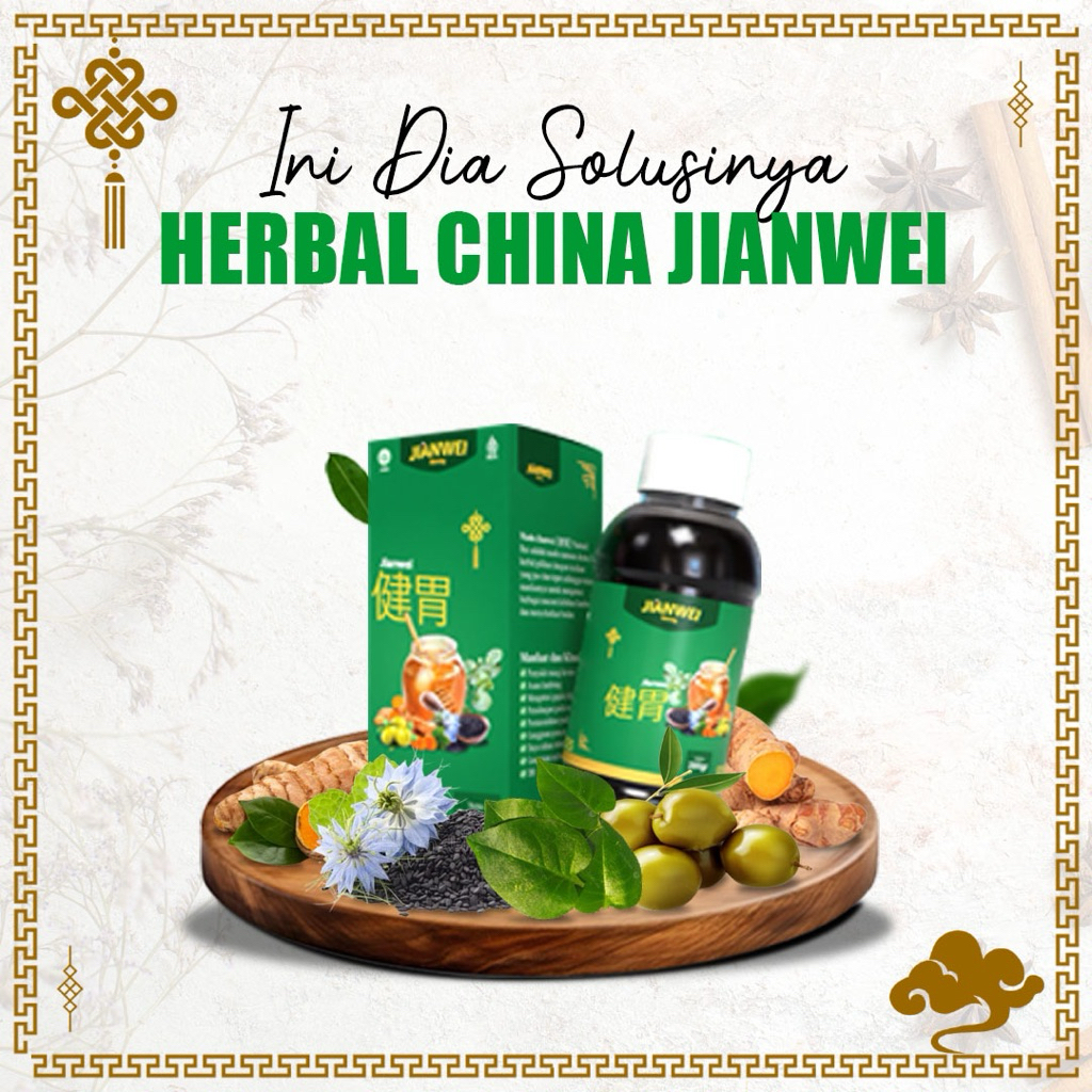 Herbal Lambung Cina Jianwei Honey Madu Lambung Kronis Obat Herbal Lambung Alami