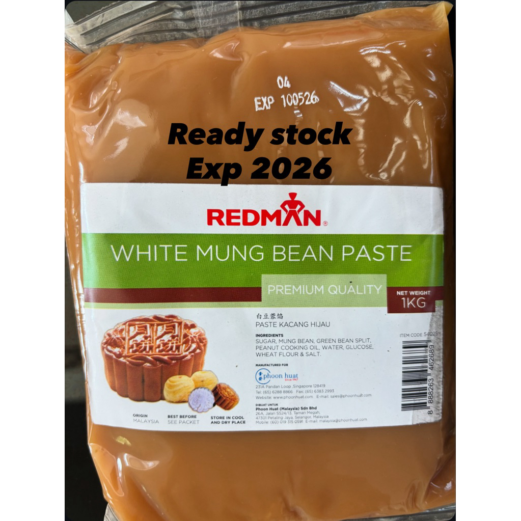 

REDMAN Mooncake Mung bean Filling 1kg ORI