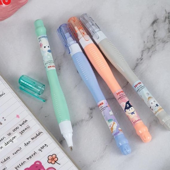 

Tip Ex Cair Correction Fluid Joyko CF-S244 CUTE ROBOT Original (1 PCS) / Correction Pen Liquid TipEx Cairan Penghapus Koreksi Joyko CF S244 Per Pcs