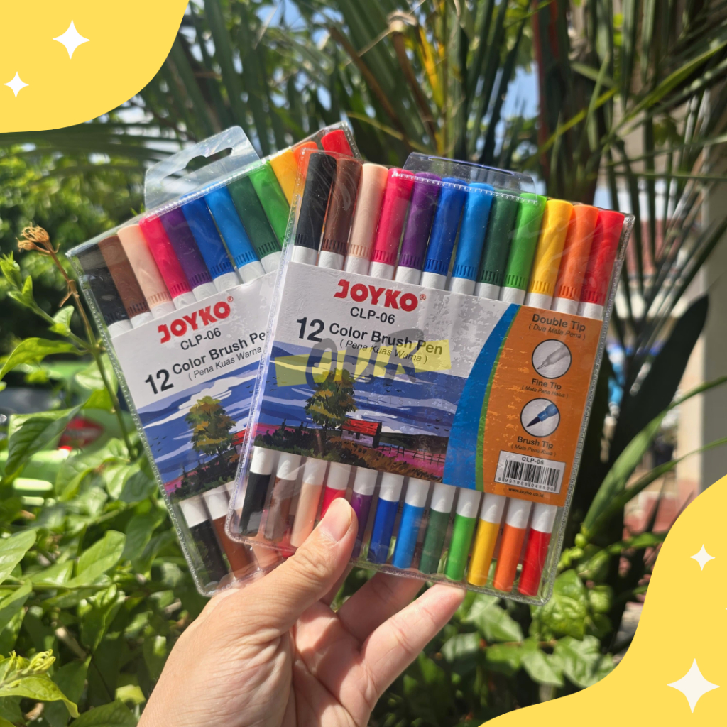 

BRUSH PEN JOYKO CLP - 06 / DUAL TIP/ BRUSH PEN/ PEWARNA [Our_projects]