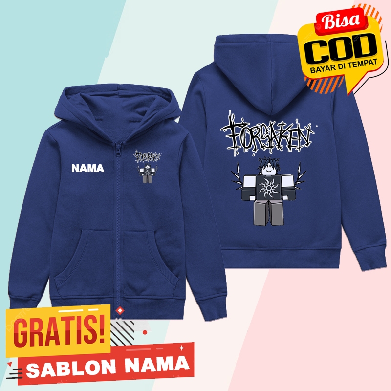 Zipper Anak Forsaken Roblox / Jaket Anak Laki Laki & Perempuan Forsaken Roblox