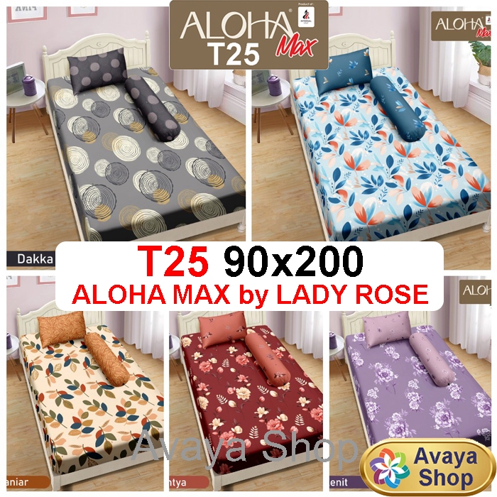 SPREI ALOHA 90x200 / SPREI ALOHA MAX SINGLE / SPREI POLOS 90x200