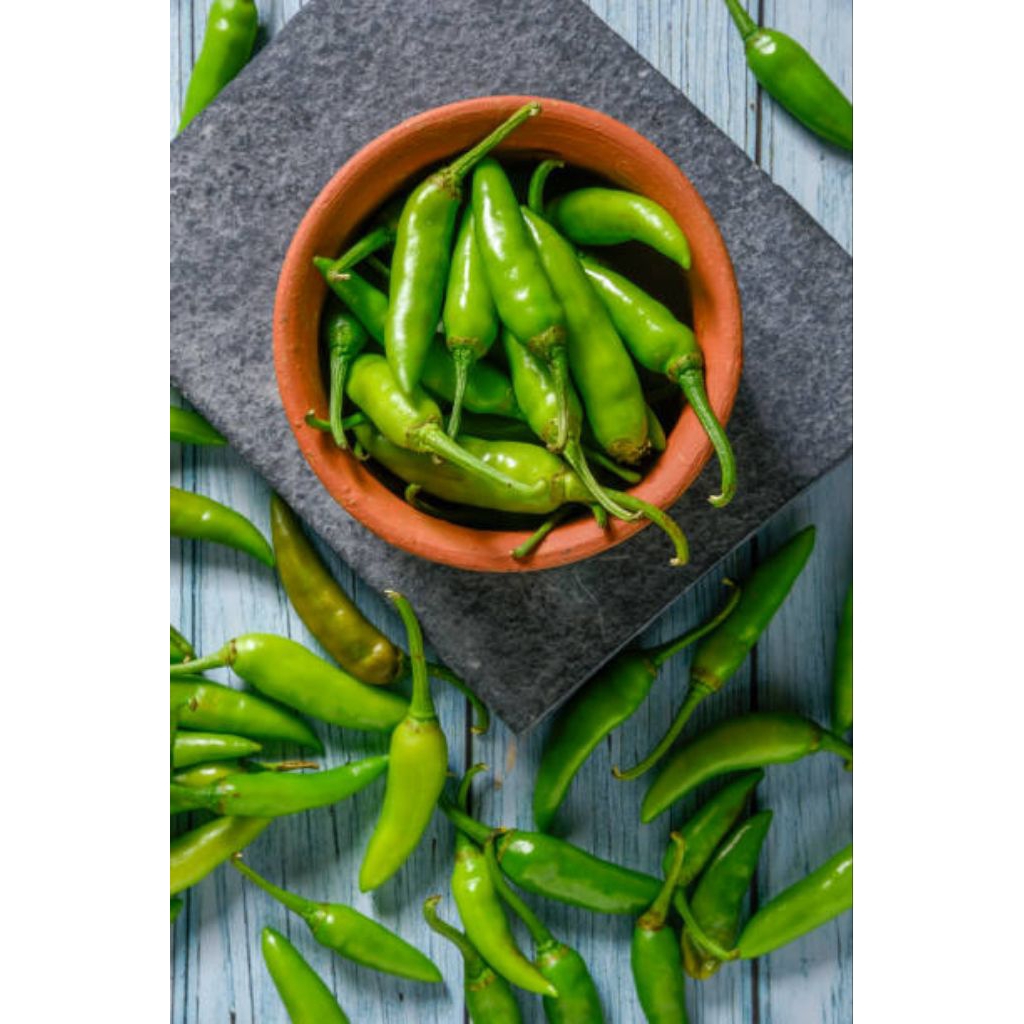 

Cabe Hijau Fresh Pedas | 250gr/1Kg langsung petik dari petani