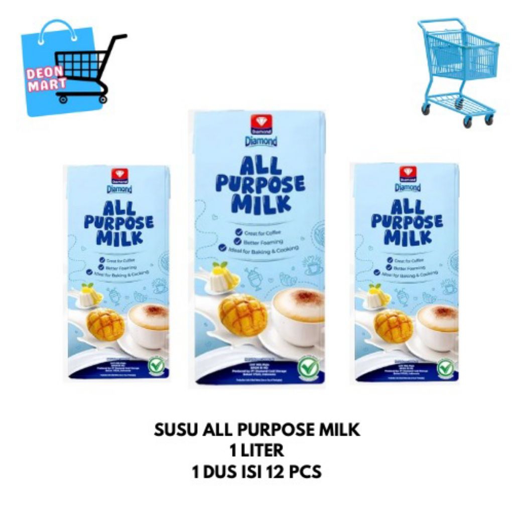 

PROMO SUSU ALL PURPOSE MILK 1 LITER 1 DUS (12 PCS)