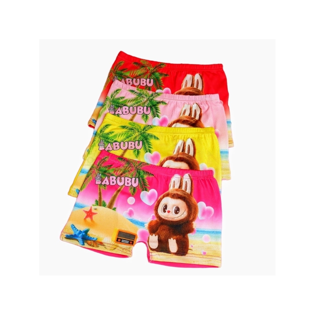 Promo Celana Boxer Anak Perempuan Murah Isi 3-6 Pcs /Boxer Anak Cewek/Celana Anak Perempuan