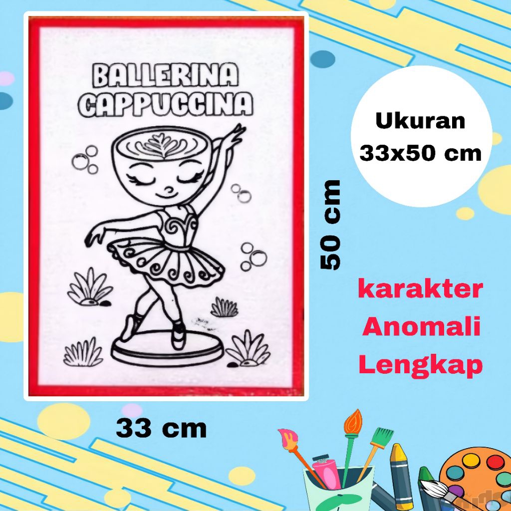 

( Paket 20 PCS )Sterofoam Mewarnai / Styrofoam Lukis Ukuran 33x50 Untuk anak Berkreasi