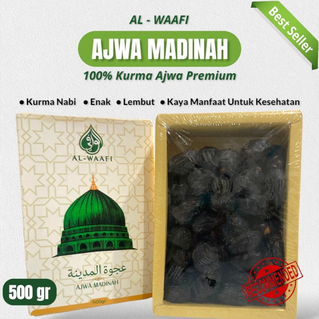 

Kurma Ajwa Madinah Premium 500gr Al-Waafi