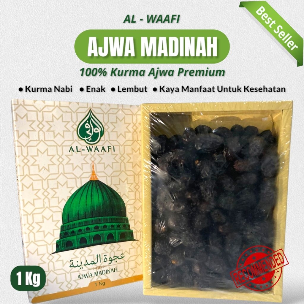 

Kurma Ajwa Al-Waafi Madinah Premium 1kg