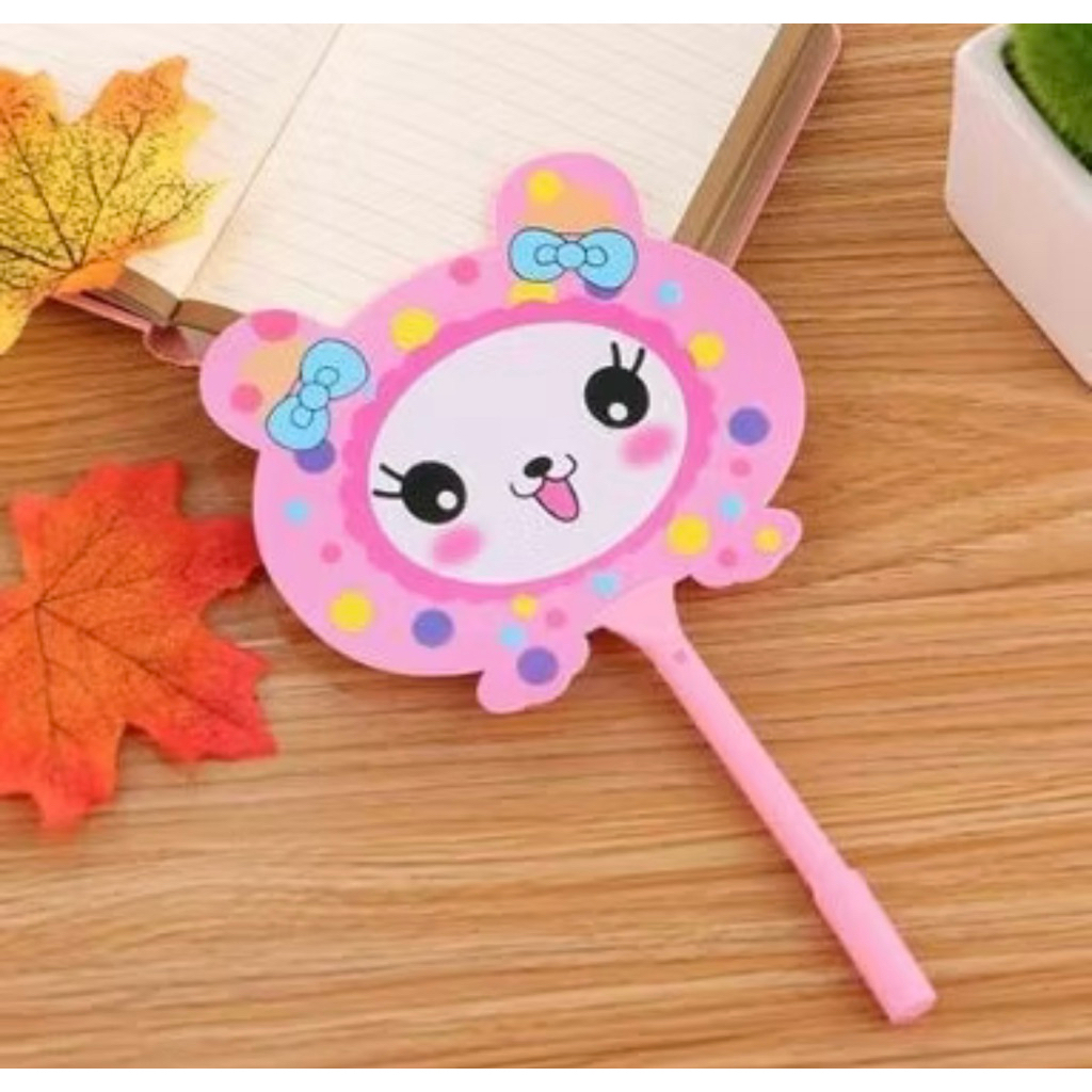 

Pena 2 IN 1 Pena Kipas Lucu Animal dan Buah Pulpen Kipas Karakter Kartun Cute