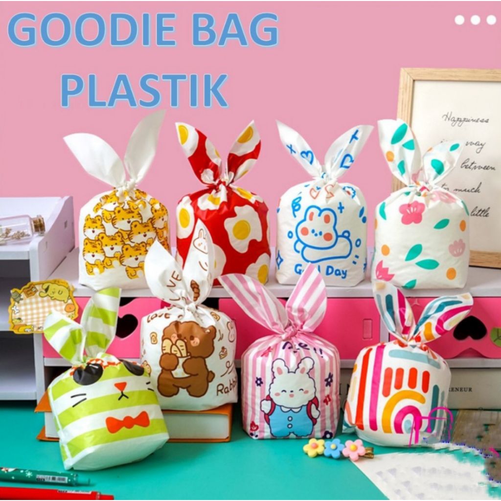 

Plastik Goddie Bag tas hampers snack permen ulang tahun
