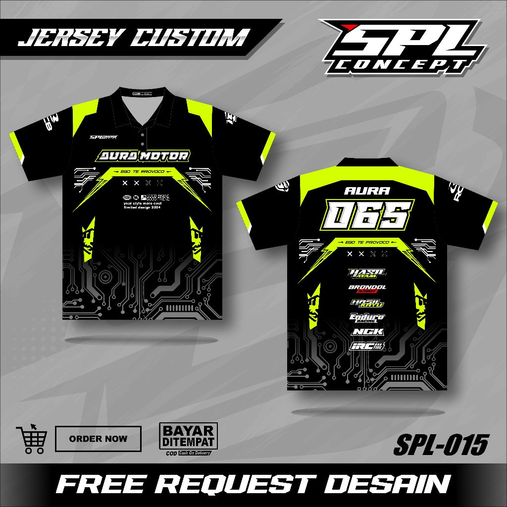 JERSEY RACING KAOS BALAP Jersey Racing Custom Jersey Baju Balap Custom Full Printing Bisa Request
