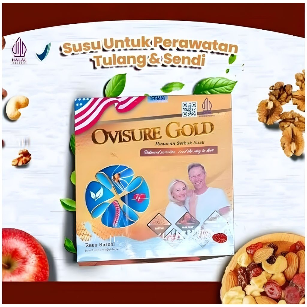 

OVISURE GOLD ASLI ORIGINAL MILK SUSU VITAMIN TULANG DAN SENDI NYERI OTOT KERAM KEBAS