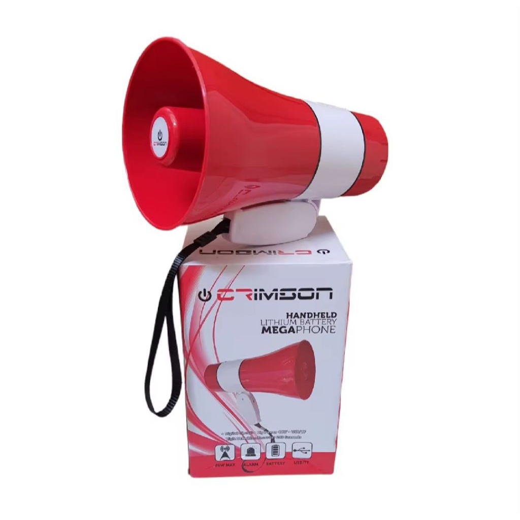 TOA MEGAPHONE CRIMSON CR-20 + BATTERY CHARGE Original