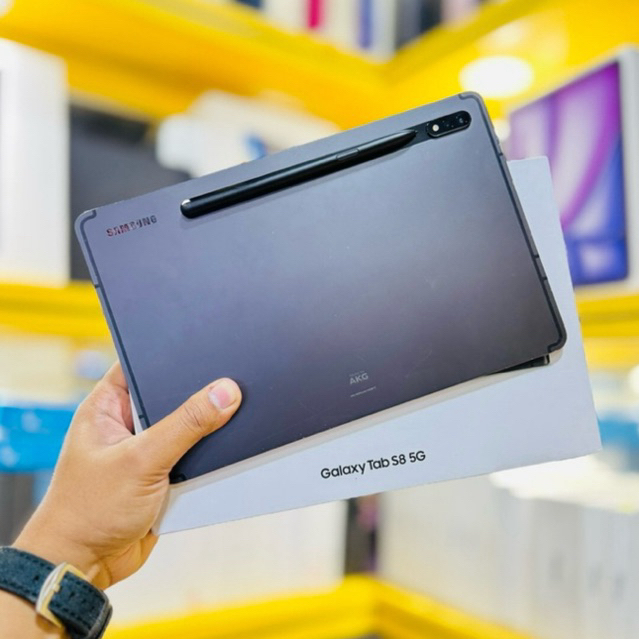 Samsung Tab S8 5G (Wifi+Celluler) 8/128 GB Fullset Original / Second Resmi Sein