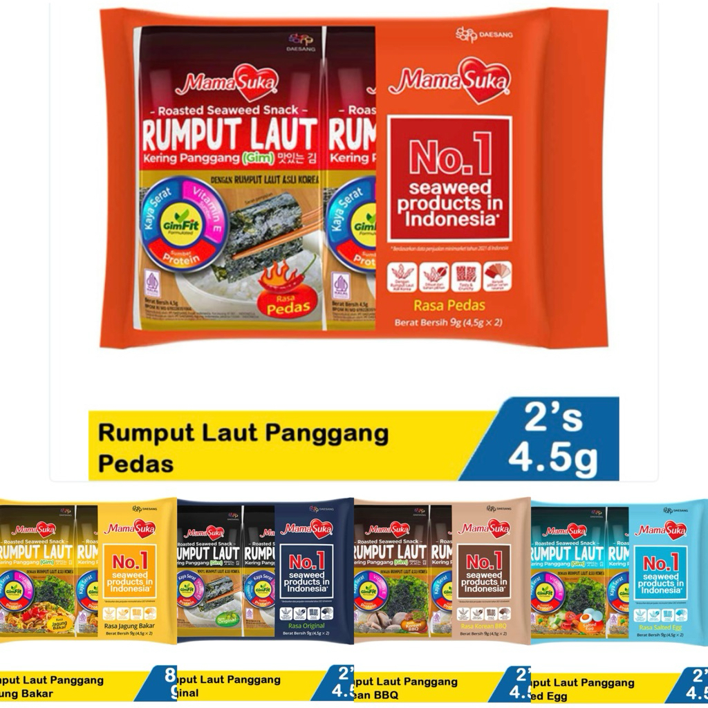 

RUMPUT LAUT MAMASUKA 2's / NORI RUMPUT LAUT MAMASUKA / ONIGIRI