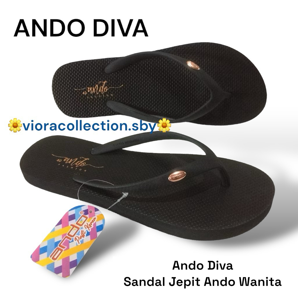 ANDO - ANDO DIVA - SANDAL JEPIT ANDO DIVA - SANDAL JEPIT WANITA SERIES GOLD