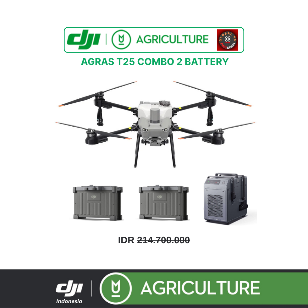 DJI Agras T25 Combo 2 Battery Standard Charger Drone Pertanian Semprot Hama