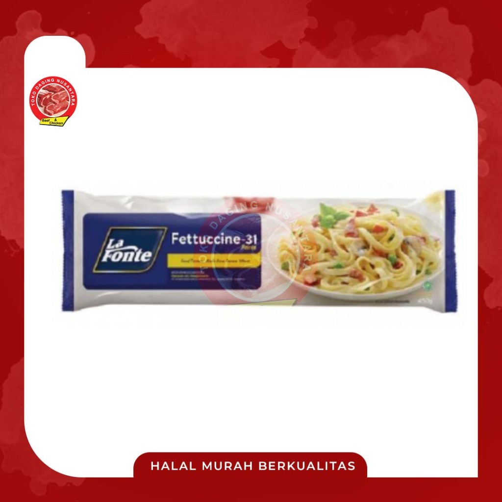 

LA FONTE FETTUCCINE 31 450GR II PASTA INSTAN
